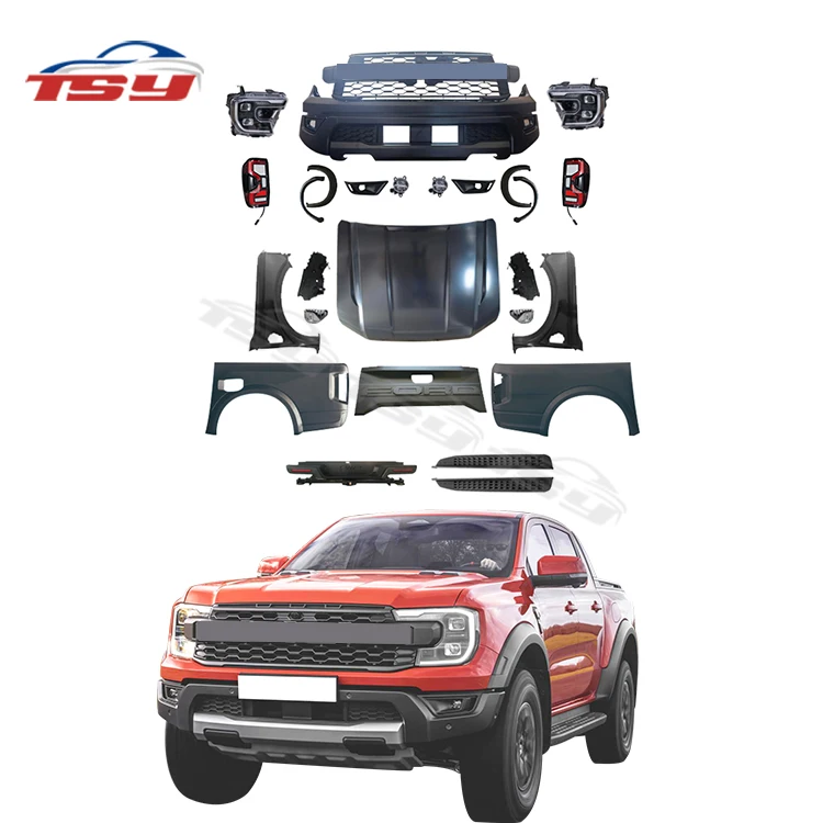 Новый продукт обновляемый пикап 2012- 2021 комплект кузова для FORD RANGER T6 T7 T8 на RAPTOR 2020