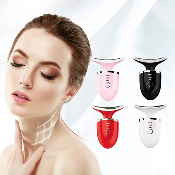 Mlike Beauty ISO заводской домашний косметический уход за кожей EMS микро-ток против морщин светодиодный массажер для лица и шеи