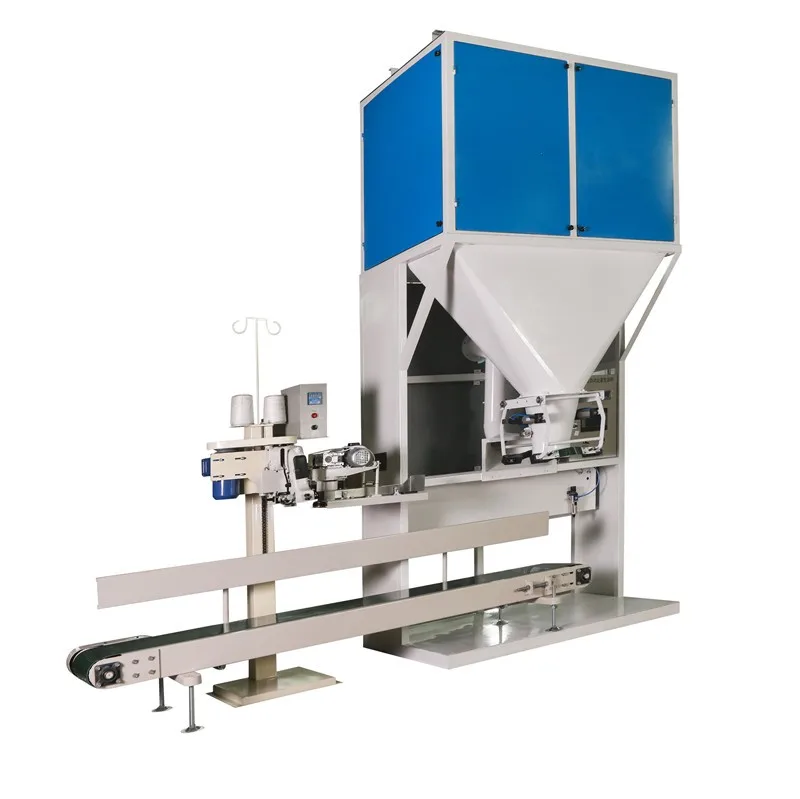 High Precision 50 Kg Bag Bagging Machine 25kg Lentil Granular Grain Packing Machine PLC Control