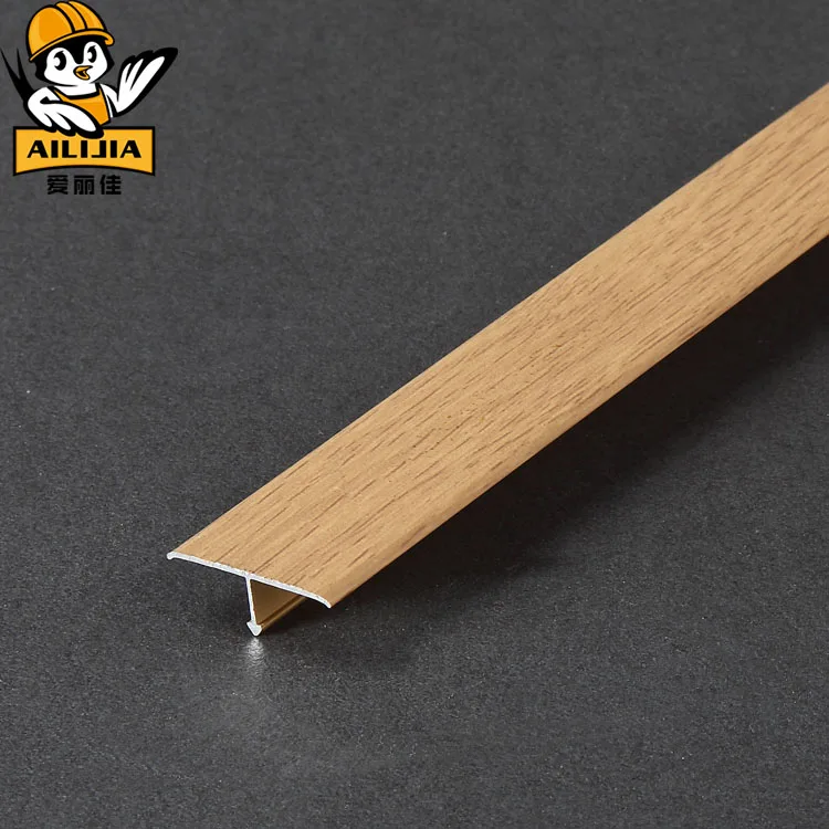 Luxury Metal Antique Decorative Gold L U T Shape Brass Tile Edge Trim