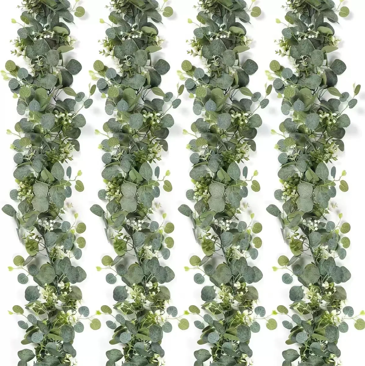 Hot Sell Wholesale Eucalyptus Garland Artificial Leaf Eucalyptus for Wedding Home decoration