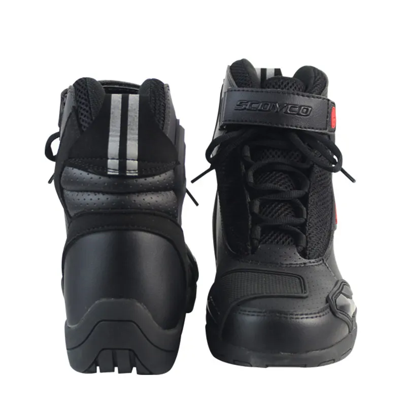 Профессиональные мотоциклетные ботинки SCOYCO мужские гоночные