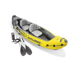 Intex 68307 Inflatable Fishing Boat Kayak Explore K2 Canoe Kayak 2 Man Kayak