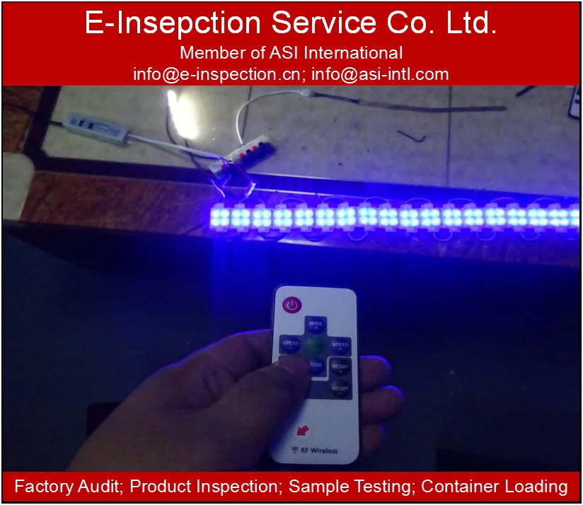 China Zhejiang Product quality inspection Led light inspection service