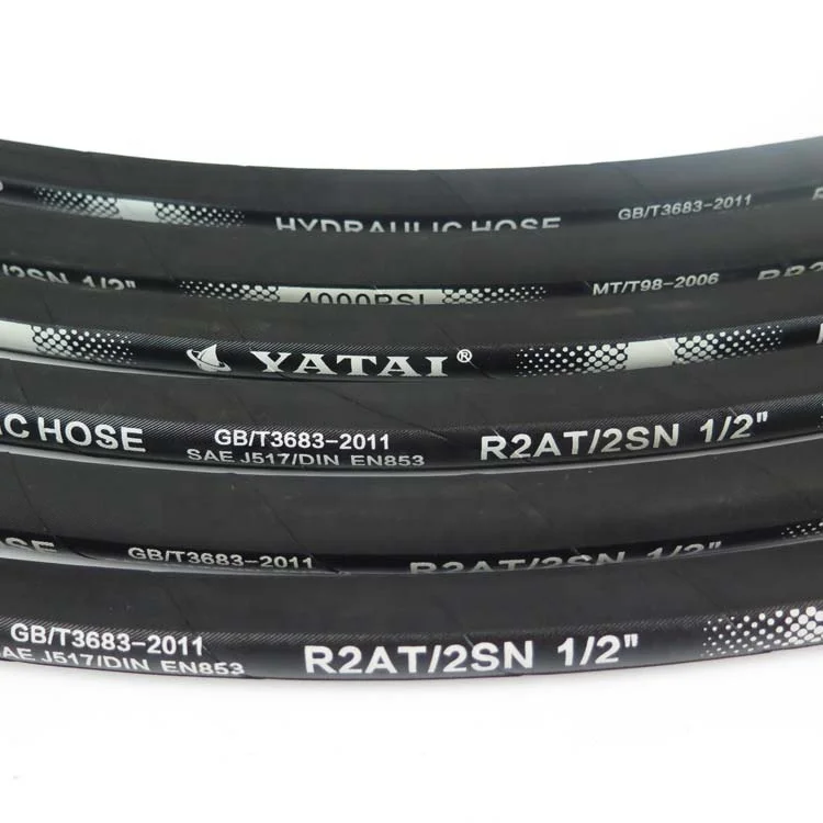 Yatai Гидравлический масляный насос промышленный en853 2sn sae 100 r2 на hyd шланг и гидравлика 1/2 дюймов