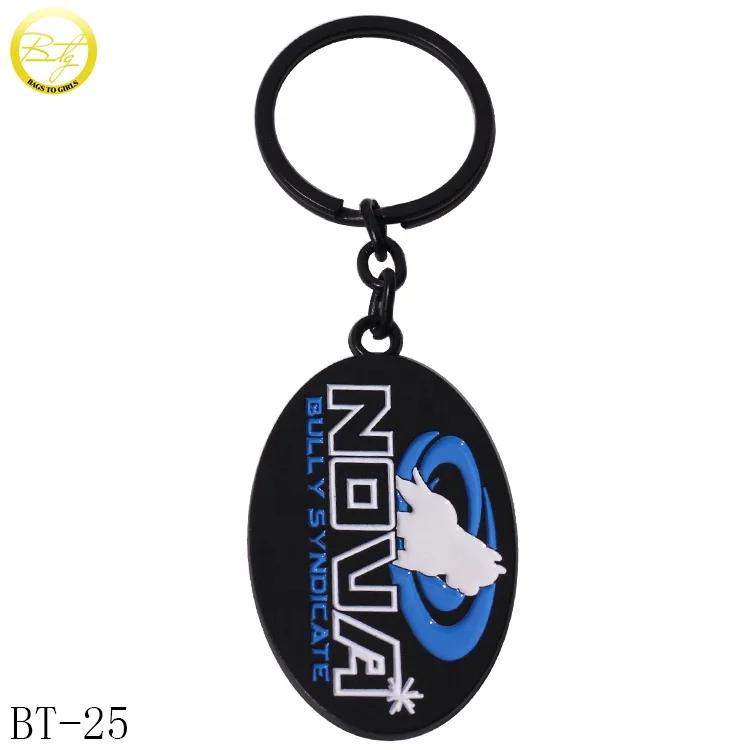 Promotional cheap handbag round chain tags zinc alloy brand letters metal nameplate for purse accessory