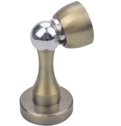 Antique Brass Color Wooden Door Stopper Magnetic Stop