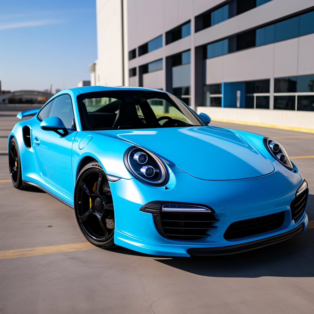 Manufacturer pvc sticker matte auto body vinyl wrap vehicle wrap custom pet sky blue vinyl wrap