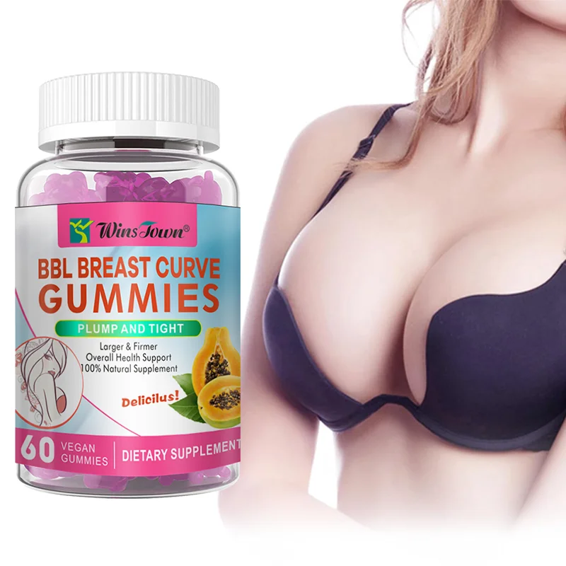 OEM частный лейбл hip грудки gummies увеличение gummy кривой подъема BBL
