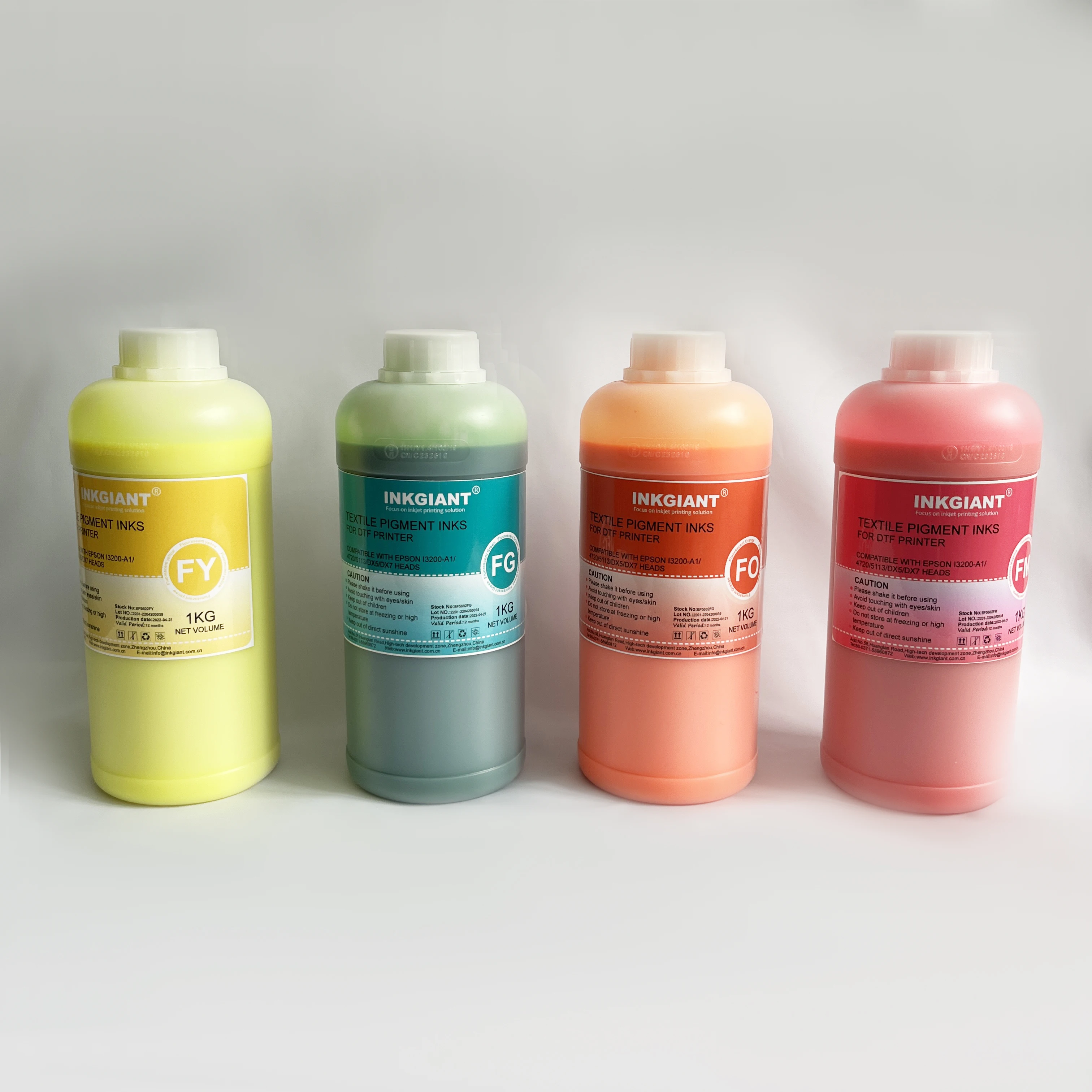 Various colors are optional environment-friendly DTF INK and can adapt to various types of printer