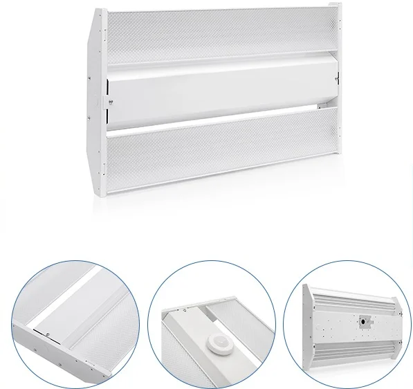 5 years warranty Industrial Dimmable 300w Linear High Bay Light for Warehouse Garage