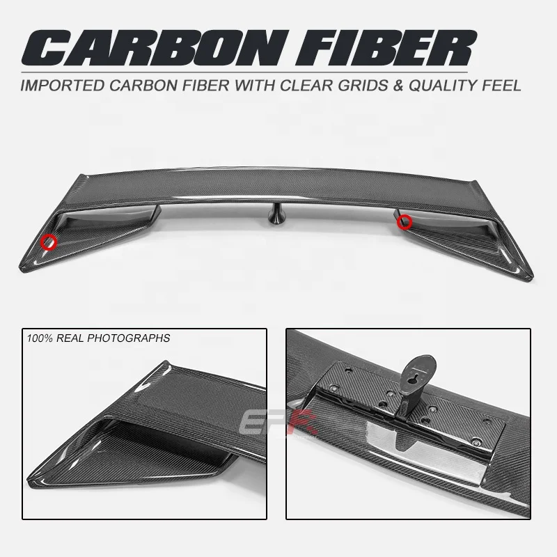 New style Spoiler fit for 2023 model NISSAN R35 GTR 08-17 T-SPEC OE TYPE REAR WING High-Quality Carbon Fiber
