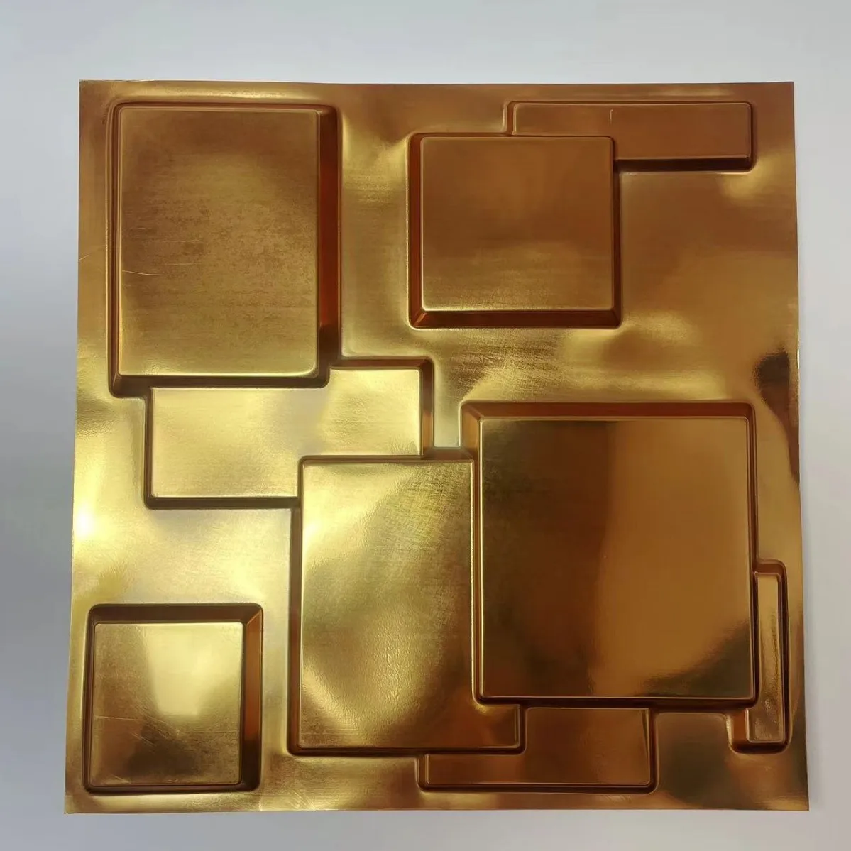 Customize Design PVC 3D Wall Panel /Wallpaper/ Plastic PVC brick for interior wall decor / Filming dropback Black Color