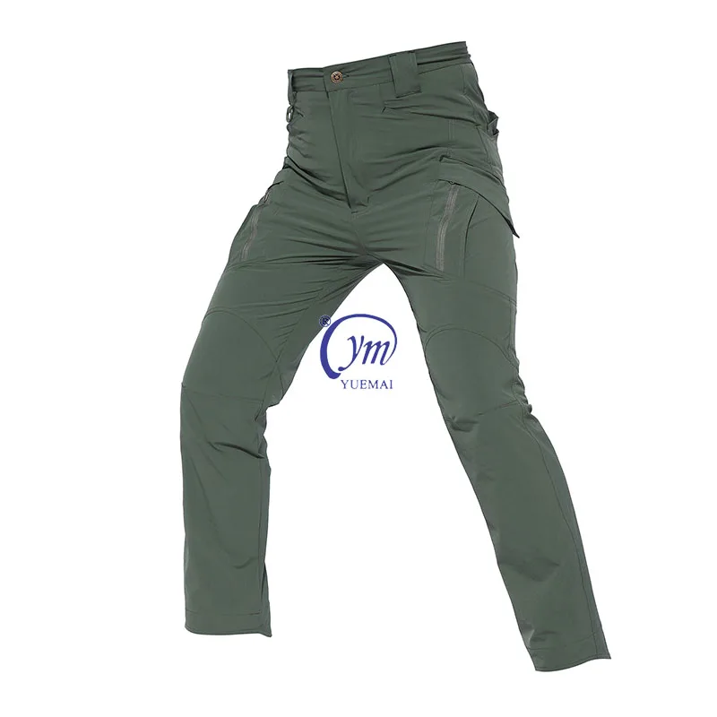 YUEMAI Multi-Pockets Trekking Anti-stretch Dustproof Heated Quick Dry  Tactical Trousers