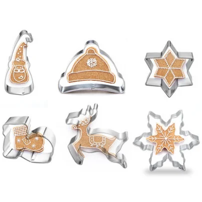 Amazon DIY Gingerbread Man Stainless Steel Christmas Cookie Cutter Set