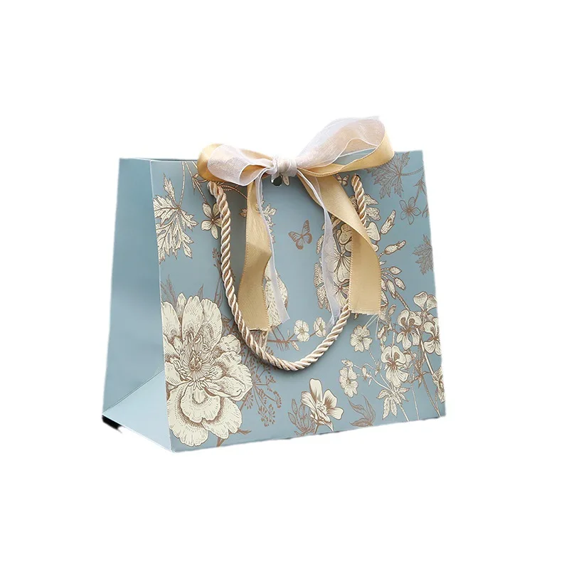 glossy finish adds a touch of elegance to any presentation packaging small with handles custom paper bags with logo