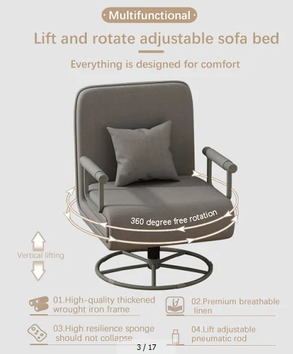 Modern Furniture Sofa Bed Rest Lunch Break Folding Single Home Theater Hospital Office Fabric Stainless Steel Sofa Chair 10pcs