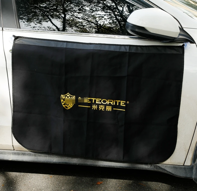 Custom any design Car repair fender pad car protective pad 3PCS washed leather anti-slip fender protective pad cloth