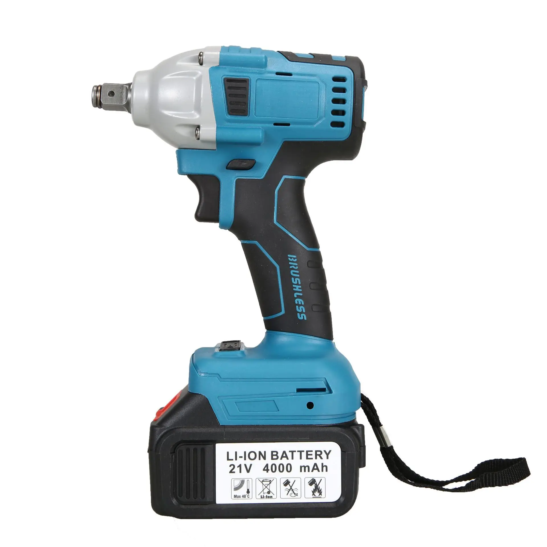 Electric wrench charging lithium electric wrench charging brushless electric impact wrench electric screw
