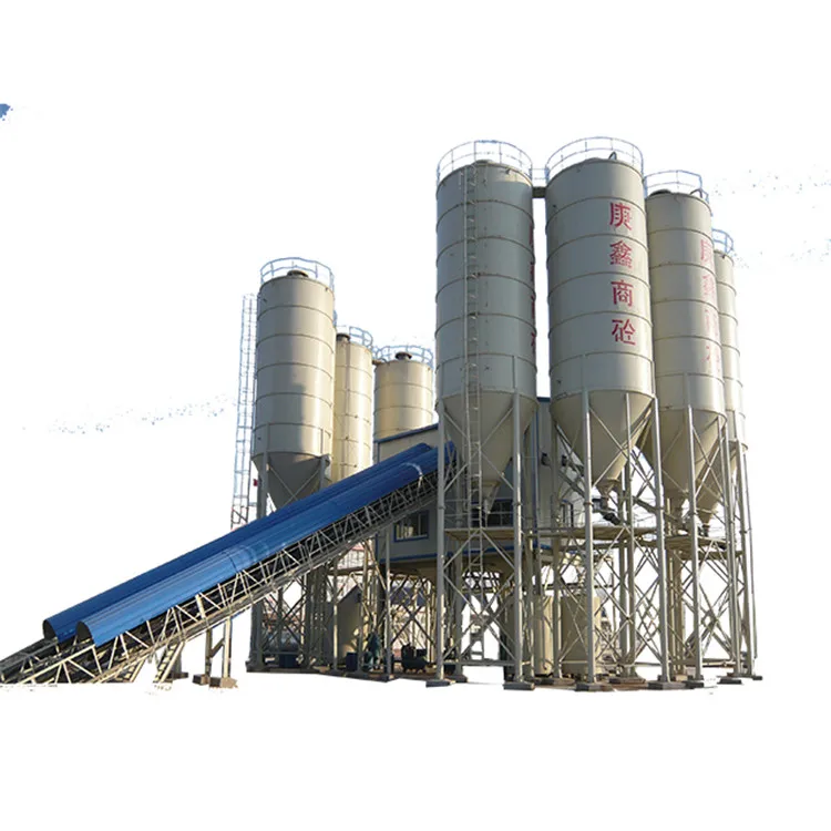 HZS120 Concrete Batching Plant 120m3/h Equipment Small Concrete Batching Mixing Plant