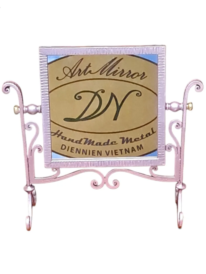 Factory Price Luxury Decoration Top Selling Mirrors Antique Iron Dien Nien Artistic Company Framed Mirror Vietnam Manufacturer
