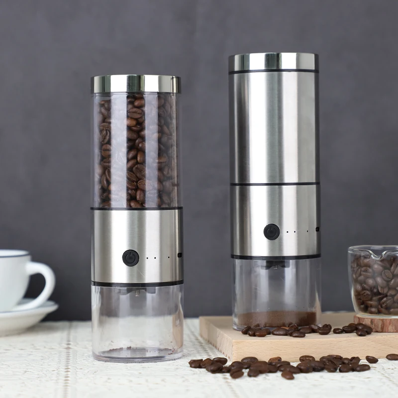 Mini Automatic Coffee Grinder Electric Bean Grinder  with Custom Logo Gift Gadgets