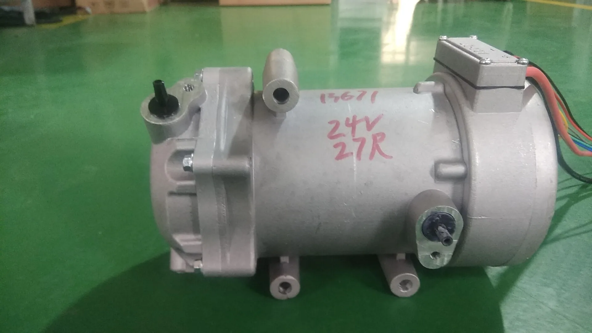 freon r134a dc 12v 24v electric vehicle scroll air conditioner compressor