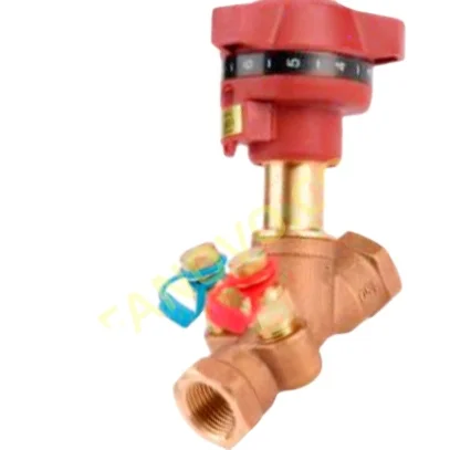 3/4 Inch Bronze Fixed Orifice PN25 Double  Regulating  Valve FODRV valve