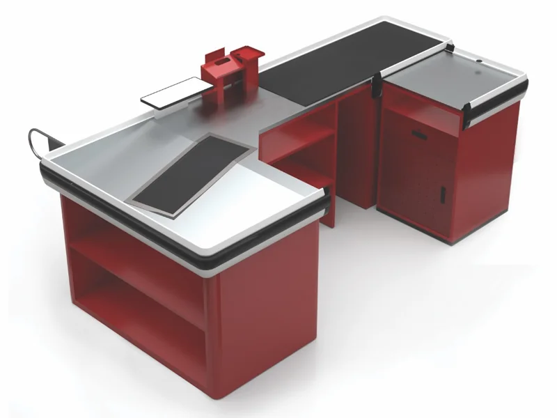 Modern Design Grocery Store Supermarket  Checkout Counter Cashier Table