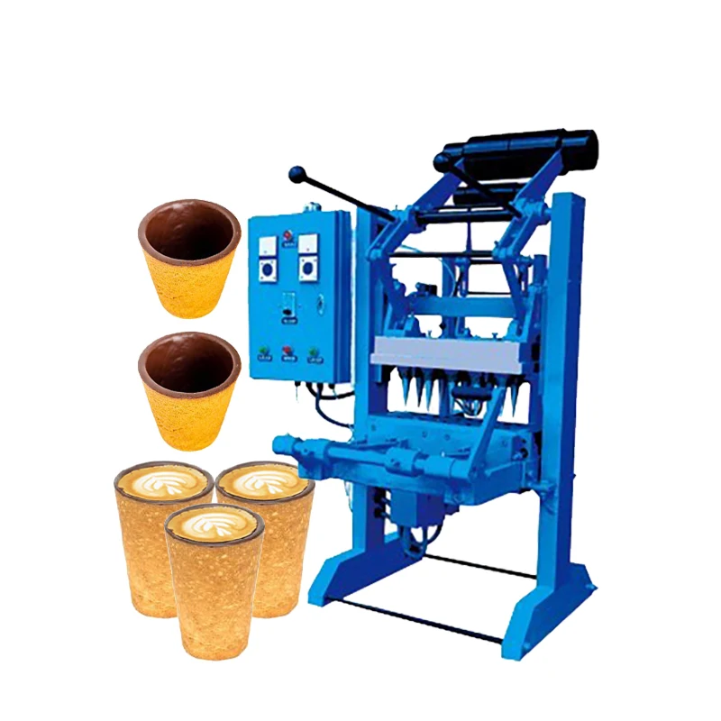 Snack Waffle Machine Make Coffee Cups Edible Coffee Cup Waffle Makers Machine