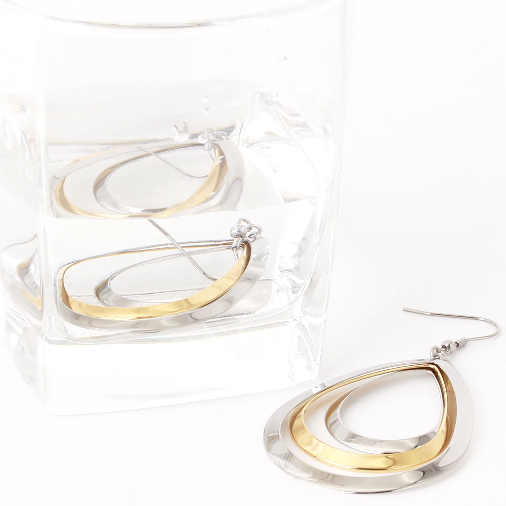 New Arrival Ear Piercing Jewelry Hypoallergenic Irregular Earring Hook Stainless Steel Designer Dangle Drop Earring For Women