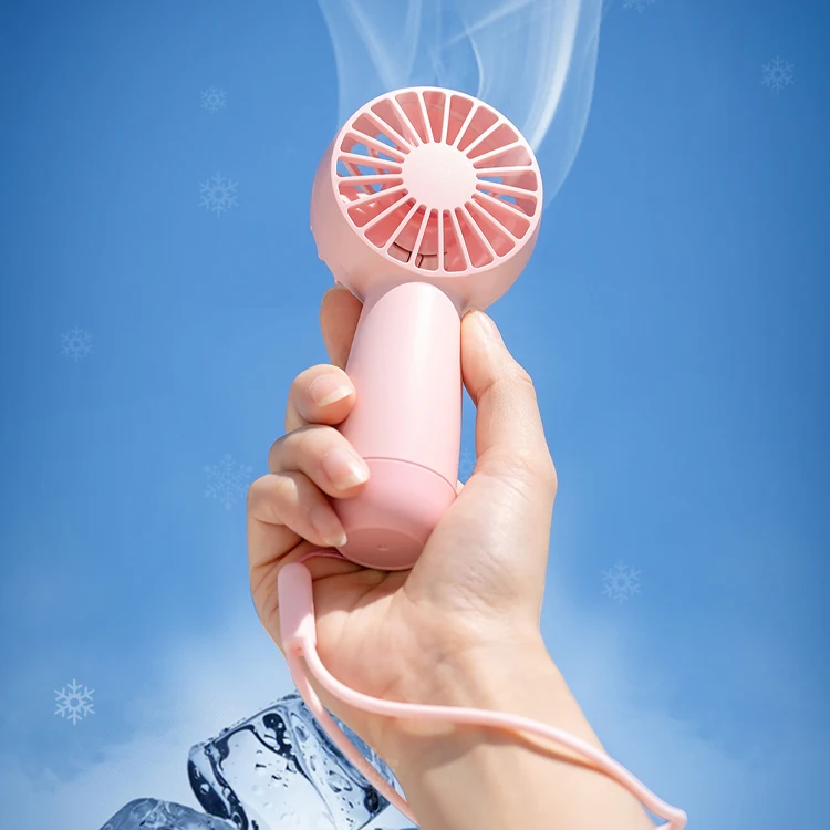 1500mAh Battery Operated Fan Rechargeable trial Blades Strong Wind USB Fan Powerful for Outdoor Travel Vacation Home