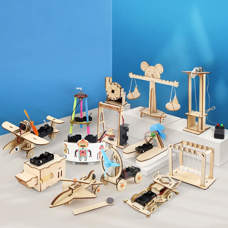 Other educational toys pretend play aesthetic science toys for children games wooden 3d puzzle STEM games