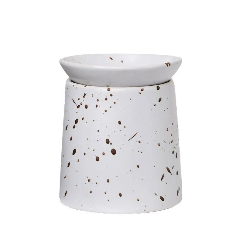 Wax Melt Essential Oil Burner White Star Pattern Ceramic Aroma Burners Assorted Wax Warmer Aromatherapy Tarts Holder Candle