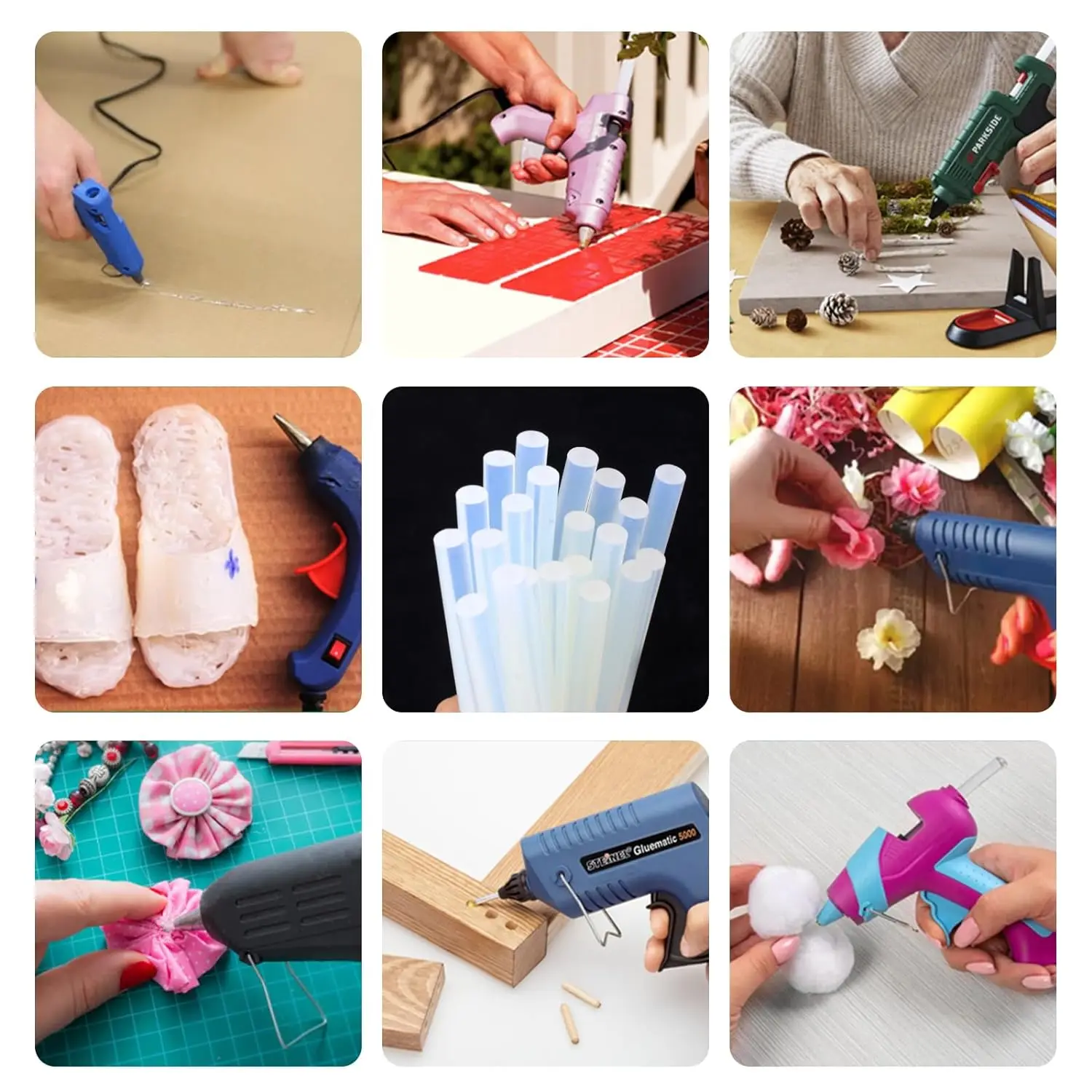 Crystal clear Transparent 11mmX300mm EVA hot melt glue stick bar hot melt adhesive wholesale
