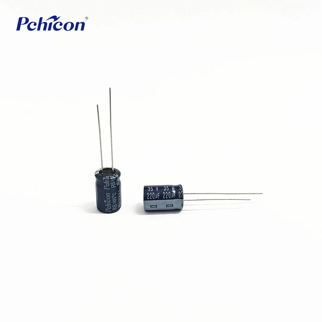 Pchicon 220mfd35V 8*12 RS 8000 часов низкий ЭПС конденсатор радиальный электролитический конденсатор