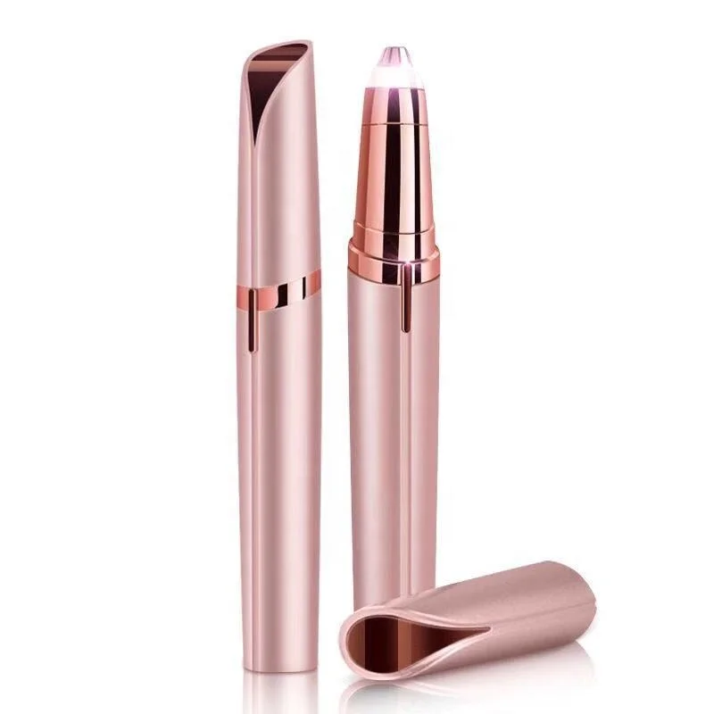Amazon Hot Sale Eyebrow Trimmer Tool USB Rechargeable Eyebrow Hair Remover Facial Hair Removal for Women