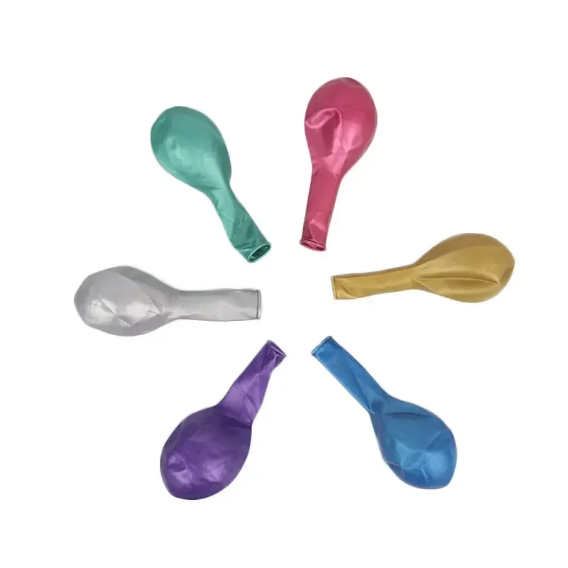 12 inch Metal Pearl Latex Balloons Thick Chrome Metallic Globos Birthday Decoration Chrome Party Latex Metallic Balloon