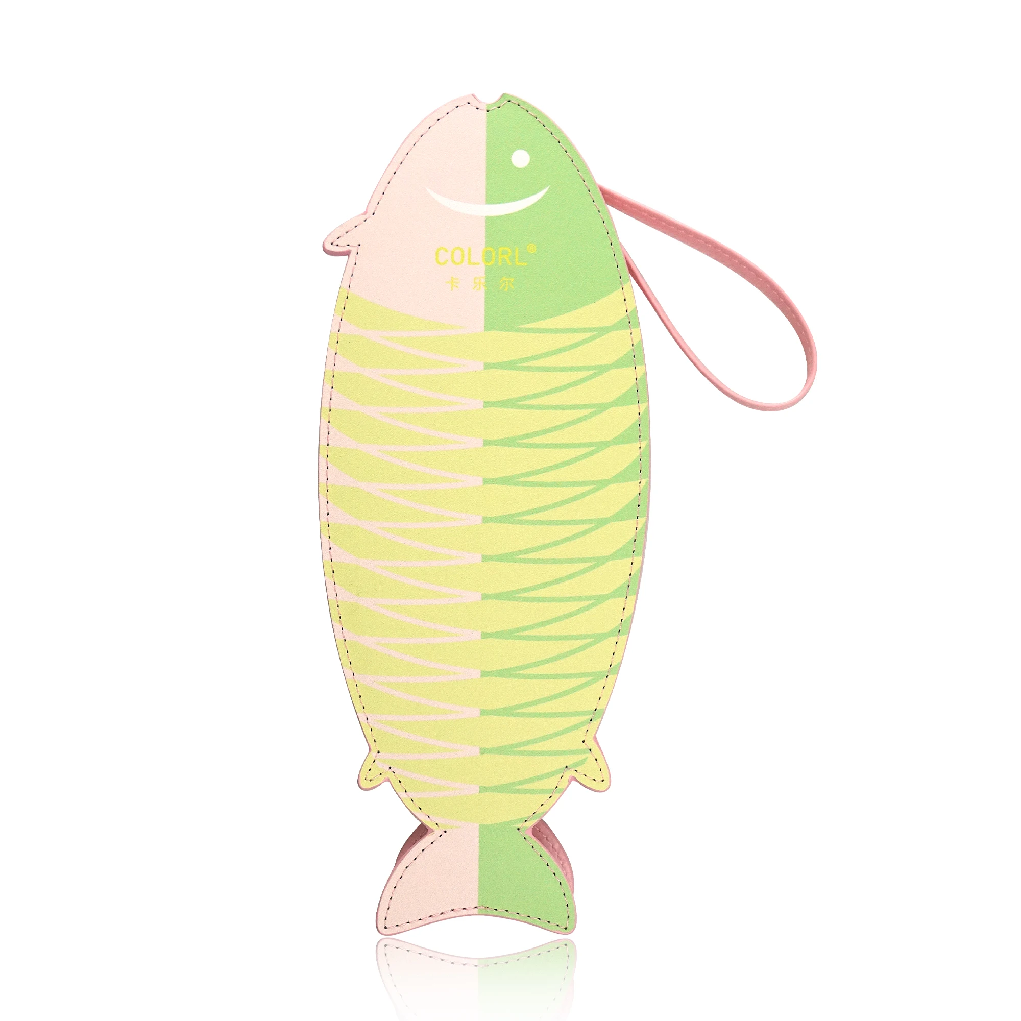 Wholesale High Quality 7 Pcs Set Rainbow Yellow Fish Shapred Vegan Quicksand Glitter Other Makeup Brushes