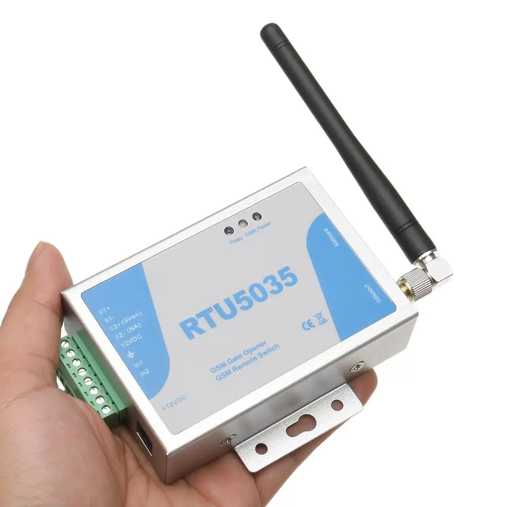 Лучшее качество RTU5035 2G/4G GSM Реле Переключатель 999 пользователей Открыватель гаражных ворот FreeCall пульт дистанционного управления
