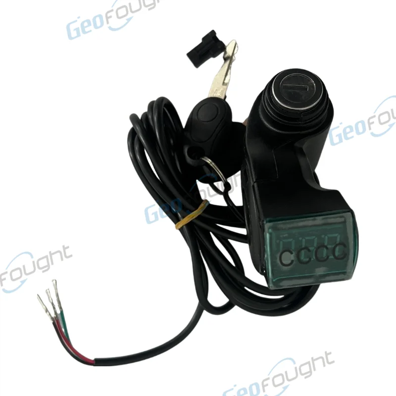 Good quality electric scooter part key lock key switch voltage lock power switch for repair and assembly