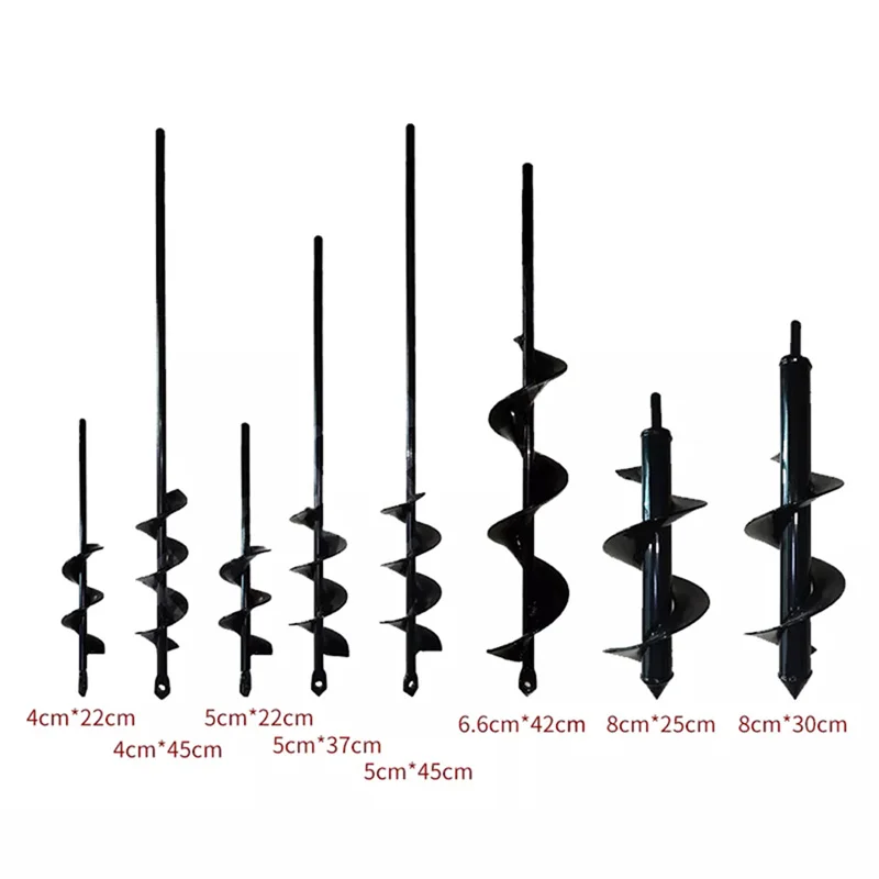 OXGIFT Wholesale Soil digging garden auger spiral drill bit for stainless steel power tools