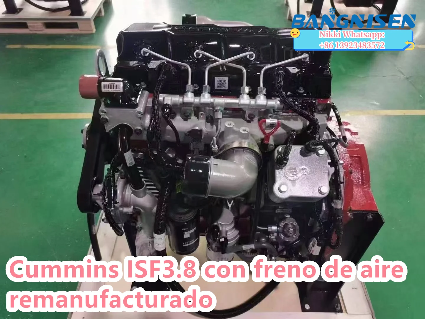 Восстановленный двигатель Cumminss ISF3.8 идеально подходит для Freightlinerr M2 106 Fusoo Canter 3500 и многое другое