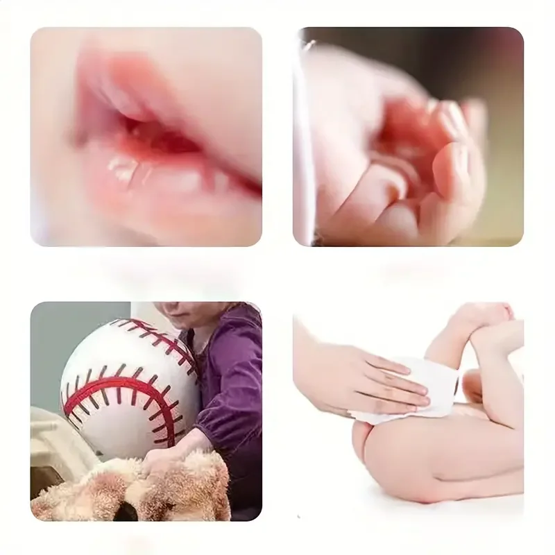 Spunlace Nonwoven Baby Wipes 80pcs Natural Fragrance Free Baby Hand&Mouth Water Wipes