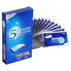 Non Peroxide 5D Teeth Whitening Strips Private Label