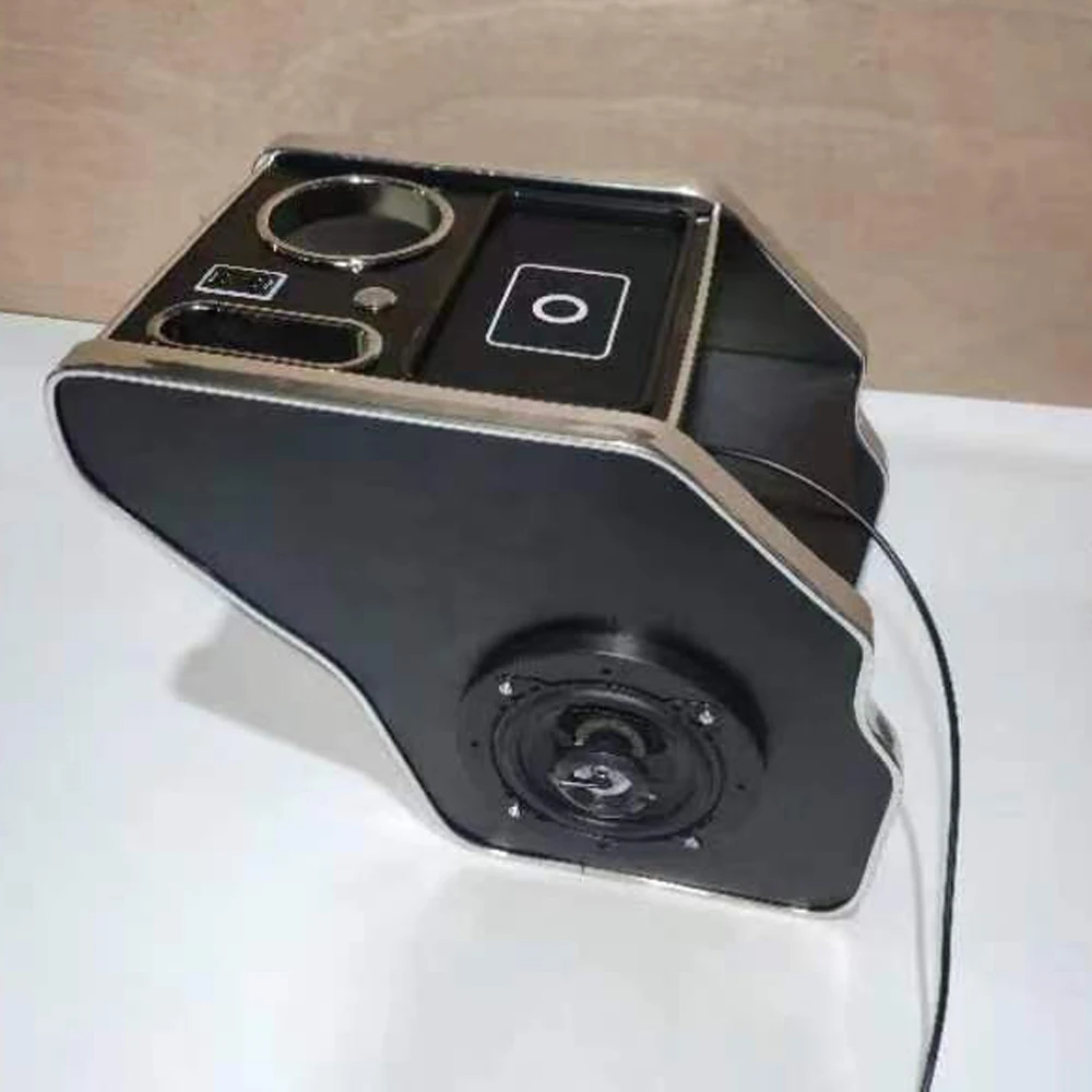 Контейнер USB для хранения Hiace van KDH200 2005-2018 консоль с узким корпусом и аудиодинамиком подставка чашки беспроводной зарядкой