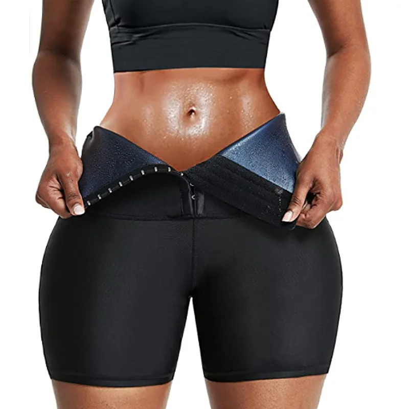 Women triple the sweat fat burning high waist sports trousers targered tummy control contours shapewear Gym Pants