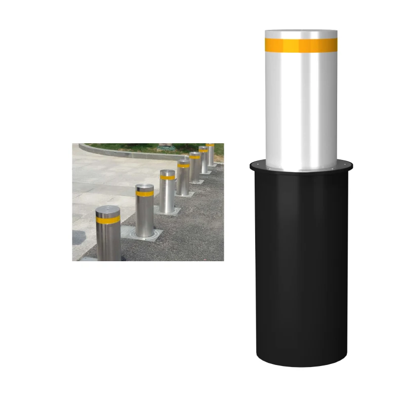 Electric Parking Bollard with Anti-Ram Raid, 219mm Diameter for High-Security Parking and Traffic Management