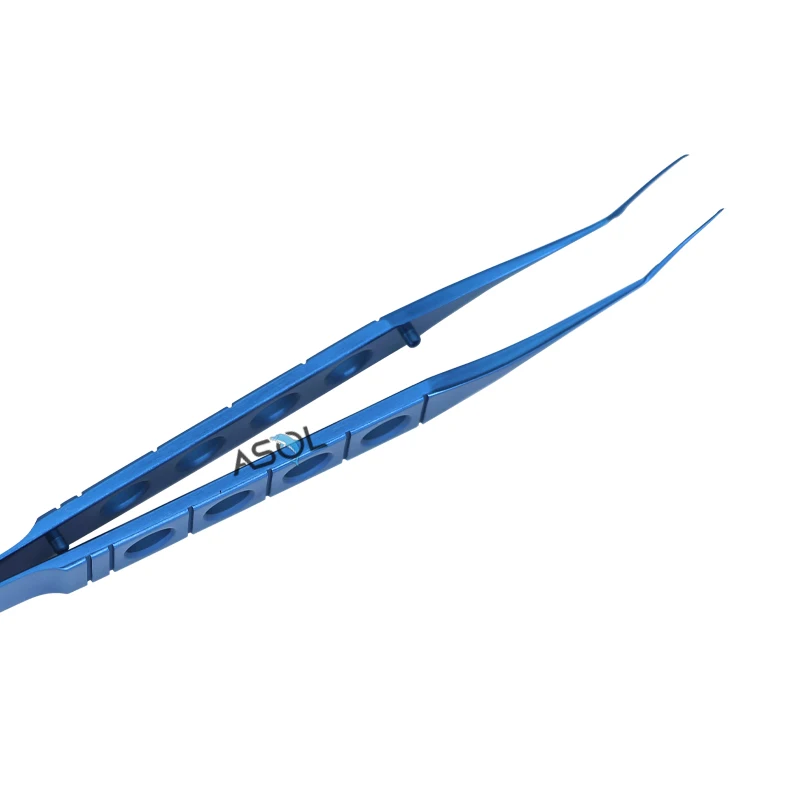 Factory hot sales ophthalmic surgical instruments curved ultrata style capsulorhexis forceps