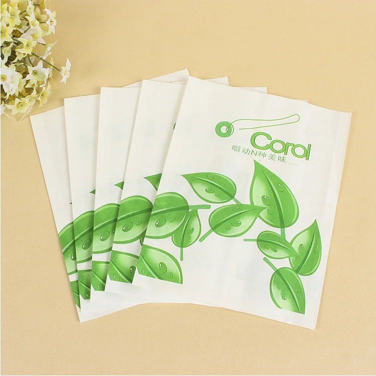 One-time baked goods bag type oil-proof sushi grilled chicken takeaway bag manufacturer